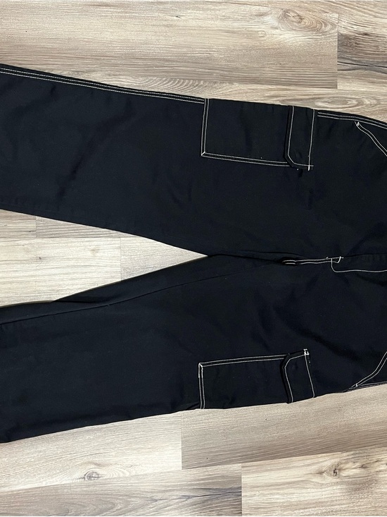 True Religion Other - True Religion Men's Black Straight Jeans with Contrast White Stitching